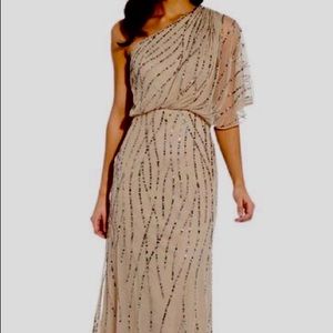 Size 10. Nude. May need sequins added here and there.  Has tags.